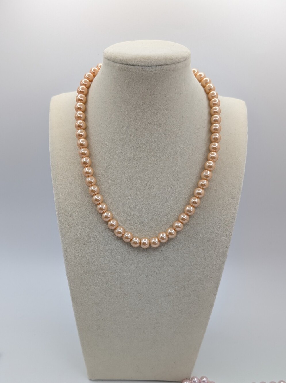 Glass Pearl Beaded Necklaces Lot of 4 - Picture 3 of 7